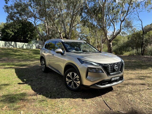 Demo Nissan X-Trail T33 MY23 ST-L e-4ORCE e-POWER Morphett Vale, 2023 Nissan X-Trail T33 MY23 ST-L e-4ORCE e-POWER Champagne Silver 1 Speed Automatic Wagon Hybrid