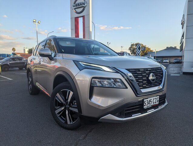 Demo Nissan X-Trail T33 MY23 Ti X-tronic 4WD Nailsworth, 2023 Nissan X-Trail T33 MY23 Ti X-tronic 4WD Champagne Silver 7 Speed Constant Variable Wagon