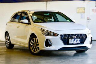 2018 Hyundai i30 PD2 MY19 Active White 6 Speed Sports Automatic Hatchback.