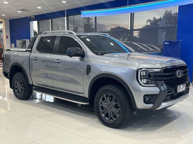 Used Ford Ranger PY 2023.50MY Wildtrak Beaudesert, 2023 Ford Ranger PY 2023.50MY Wildtrak Aluminium 10 Speed Sports Automatic Double Cab Pick Up