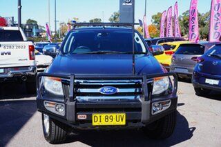 2013 Ford Ranger PX XLT Double Cab Grey 6 Speed Sports Automatic Utility.