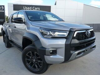 2022 Toyota Hilux GUN126R Rogue Double Cab Silver Sky 6 Speed Sports Automatic Utility.