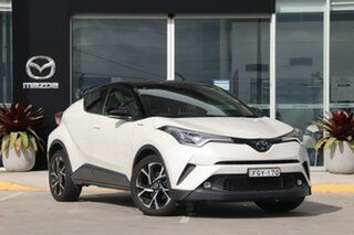 2019 Toyota C-HR NGX10R Koba (2WD) Two Tone White Continuous Variable Hatchback.