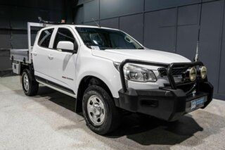 2015 Holden Colorado RG MY16 LS (4x4) White 6 Speed Automatic Crew Cab Chassis