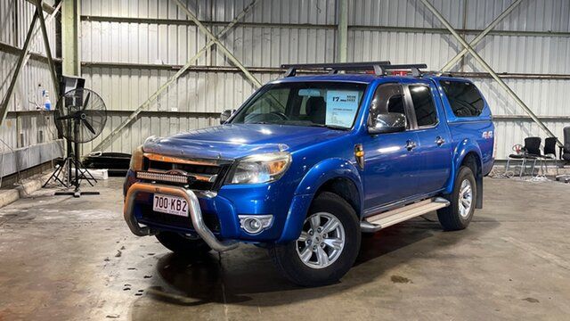 Used Ford Ranger PK XLT Crew Cab Rocklea, 2011 Ford Ranger PK XLT Crew Cab Blue 5 Speed Automatic Utility
