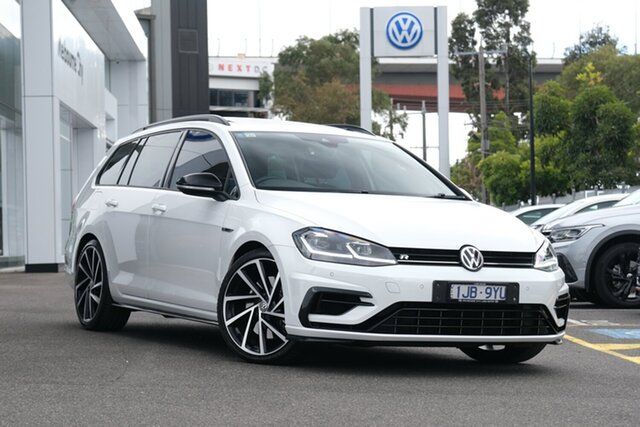 Used Volkswagen Golf 7.5 MY18 R DSG 4MOTION Grid Edition Port Melbourne, 2018 Volkswagen Golf 7.5 MY18 R DSG 4MOTION Grid Edition White 7 Speed Sports Automatic Dual Clutch