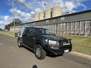 2017 Toyota Hilux GUN126R SR Double Cab Graphite 6 Speed Sports Automatic Cab Chassis.