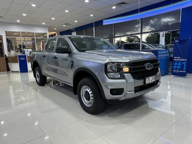 Used Ford Ranger PY 2024.00MY XL Beaudesert, 2023 Ford Ranger PY 2024.00MY XL Aluminium 10 Speed Sports Automatic Double Cab Pick Up