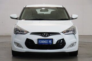 2015 Hyundai Veloster FS4 Series II + Coupe D-CT White 6 Speed Sports Automatic Dual Clutch.