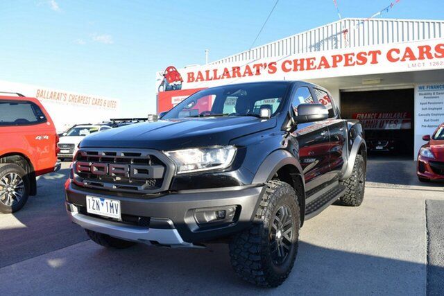 Used Ford Ranger PX MkIII MY19.75 Raptor 2.0 (4x4) Wendouree, 2019 Ford Ranger PX MkIII MY19.75 Raptor 2.0 (4x4) Black 10 Speed Automatic Double Cab Pick Up