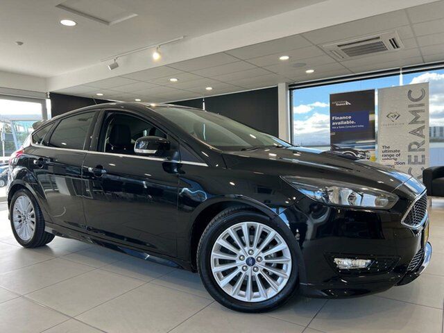 Used Ford Focus LZ Sport Belconnen, 2015 Ford Focus LZ Sport Black 6 Speed Automatic Hatchback
