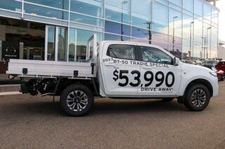 2023 Mazda BT-50 TFS40J XT Ice White 6 Speed Sports Automatic Cab Chassis