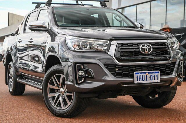 Pre-Owned Toyota Hilux GUN136R MY19 SR5 Hi-Rider Wangara, 2019 Toyota Hilux GUN136R MY19 SR5 Hi-Rider Graphite 6 Speed Automatic Double Cab Pick Up
