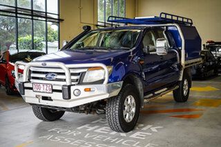 2014 Ford Ranger PX XLS Double Cab Blue 6 Speed Sports Automatic Utility