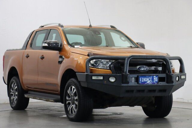 Used Ford Ranger PX MkII Wildtrak Double Cab Victoria Park, 2015 Ford Ranger PX MkII Wildtrak Double Cab Orange 6 Speed Sports Automatic Utility