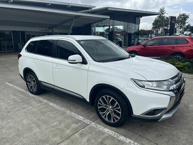 Used Mitsubishi Outlander ZK MY17 LS 4WD Safety Pack Yamanto, 2017 Mitsubishi Outlander ZK MY17 LS 4WD Safety Pack White 6 Speed Constant Variable Wagon