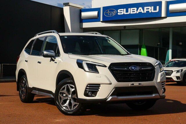 New Subaru Forester S5 MY24 Hybrid L CVT AWD Osborne Park, 2023 Subaru Forester S5 MY24 Hybrid L CVT AWD Crystal White 7 Speed Constant Variable Wagon Hybrid