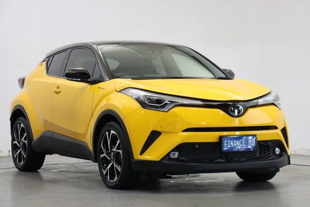 Used Toyota C-HR NGX10R Koba S-CVT 2WD Victoria Park, 2019 Toyota C-HR NGX10R Koba S-CVT 2WD Yellow / Black Roof 7 Speed Constant Variable Wagon