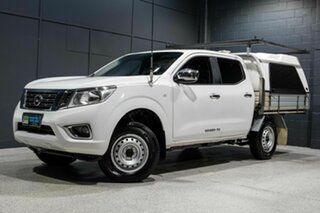 2019 Nissan Navara D23 Series III MY18 RX (4x4) White 7 Speed Automatic Dual Cab Chassis.