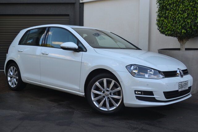 Used Volkswagen Golf VII MY17 110TSI DSG Highline Fullarton, 2016 Volkswagen Golf VII MY17 110TSI DSG Highline White 7 Speed Sports Automatic Dual Clutch