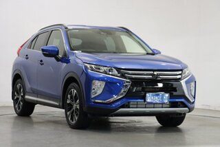 2017 Mitsubishi Eclipse Cross YA MY18 LS 2WD Lightning Blue 8 Speed Constant Variable Wagon.