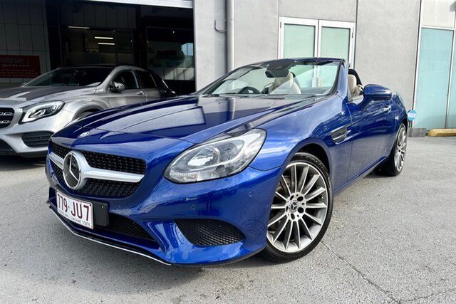 Used Mercedes-Benz SLC-Class R172 808MY SLC200 9G-Tronic Albion, 2017 Mercedes-Benz SLC-Class R172 808MY SLC200 9G-Tronic Brilliant Blue 9 Speed Sports Automatic