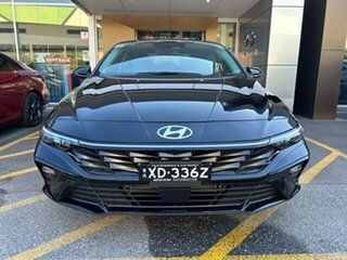 2023 Hyundai i30 CN7.V2 MY24 Hybrid D-CT Abyss Black 6 Speed Sports Automatic Dual Clutch Sedan.