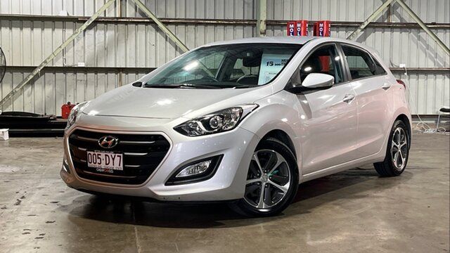 Used Hyundai i30 GD4 Series II MY17 Active X Rocklea, 2016 Hyundai i30 GD4 Series II MY17 Active X Silver 6 Speed Sports Automatic Hatchback