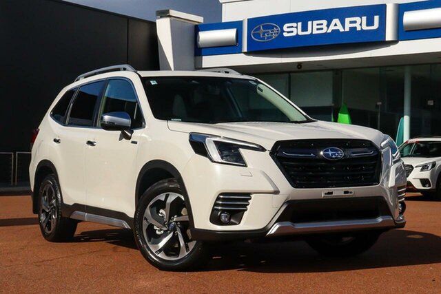 New Subaru Forester S5 MY24 Hybrid S CVT AWD Osborne Park, 2023 Subaru Forester S5 MY24 Hybrid S CVT AWD Crystal White 7 Speed Constant Variable Wagon Hybrid