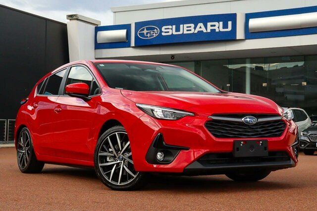 New Subaru Impreza G6 MY24 2.0S Lineartronic AWD Osborne Park, 2024 Subaru Impreza G6 MY24 2.0S Lineartronic AWD Pure Red 8 Speed Constant Variable Hatchback