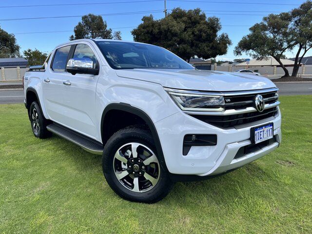 Demo Volkswagen Amarok NF MY24 TDI600 4MOTION Perm Style Wangara, 2024 Volkswagen Amarok NF MY24 TDI600 4MOTION Perm Style Clear White 10 Speed Automatic Utility