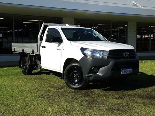 Used Toyota Hilux TGN121R Workmate 4x2 Victoria Park, 2023 Toyota Hilux TGN121R Workmate 4x2 White 5 Speed Manual Cab Chassis