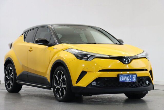 Used Toyota C-HR NGX50R Koba S-CVT AWD Victoria Park, 2017 Toyota C-HR NGX50R Koba S-CVT AWD Yellow & Black 7 Speed Constant Variable Wagon