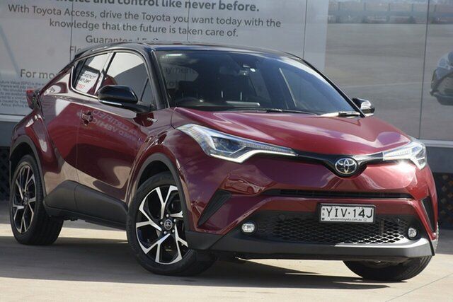 Pre-Owned Toyota C-HR NGX10R Koba S-CVT 2WD Guildford, 2018 Toyota C-HR NGX10R Koba S-CVT 2WD Atomic Rush & Black Roof 7 Speed Constant Variable Wagon