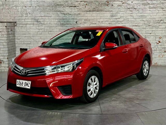 Used Toyota Corolla ZRE172R Ascent S-CVT Mile End South, 2016 Toyota Corolla ZRE172R Ascent S-CVT Red 7 Speed Constant Variable Sedan