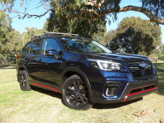 Used Subaru Forester S5 MY21 2.5i Sport CVT AWD Morphett Vale, 2021 Subaru Forester S5 MY21 2.5i Sport CVT AWD Blue 7 Speed Constant Variable Wagon