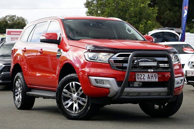 Used Ford Everest UA Trend Toowoomba, 2016 Ford Everest UA Trend Red 6 Speed Sports Automatic SUV