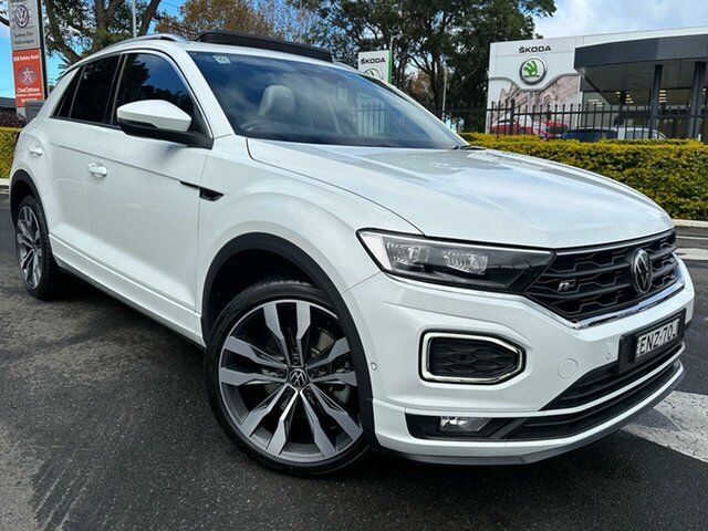 Used Volkswagen T-ROC A11 MY21 140TSI DSG 4MOTION Sport Botany, 2021 Volkswagen T-ROC A11 MY21 140TSI DSG 4MOTION Sport White 7 Speed Sports Automatic Dual Clutch