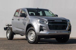 2023 Isuzu D-MAX RG MY23 SX Crew Cab Silver 6 Speed Sports Automatic Cab Chassis.