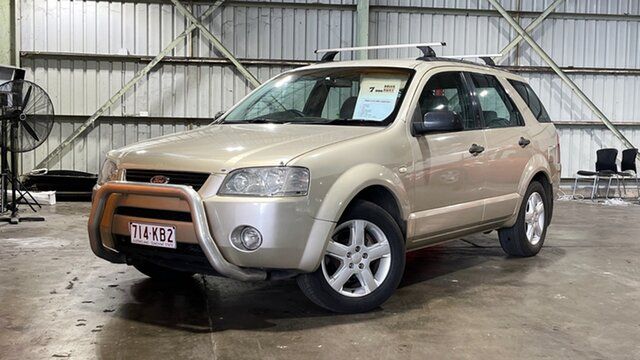 Used Ford Territory SY TS AWD Rocklea, 2006 Ford Territory SY TS AWD Gold 6 Speed Sports Automatic Wagon