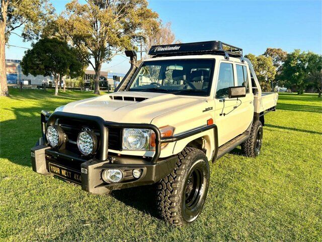 Used Toyota Landcruiser LC70 VDJ79R MY17 Workmate (4x4) Ferntree Gully, 2017 Toyota Landcruiser LC70 VDJ79R MY17 Workmate (4x4) White 5 Speed Manual Double C/Chas