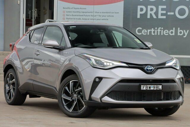 Pre-Owned Toyota C-HR ZYX10R Koba E-CVT 2WD Guildford, 2023 Toyota C-HR ZYX10R Koba E-CVT 2WD Shadow Platinum 7 Speed Constant Variable Wagon Hybrid