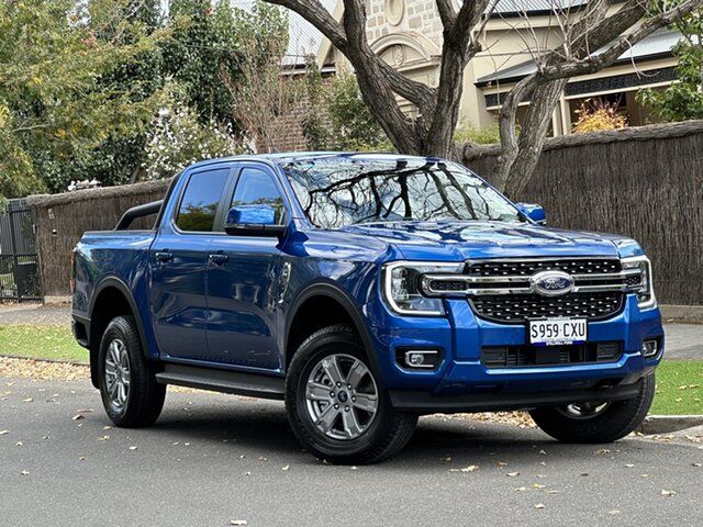 Used Ford Ranger PY 2024.00MY XLT Hyde Park, 2023 Ford Ranger PY 2024.00MY XLT Blue Lightning 10 Speed Sports Automatic Super Cab Pick Up
