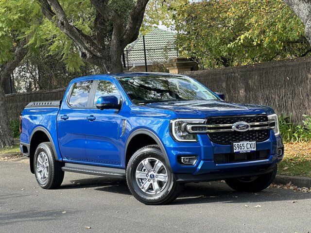 Used Ford Ranger PY 2024.00MY XLT Hyde Park, 2024 Ford Ranger PY 2024.00MY XLT Blue Lightning 10 Speed Sports Automatic Double Cab Pick Up