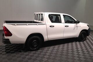 2019 Toyota Hilux TGN121R Workmate Double Cab 4x2 White 6 speed Automatic Utility