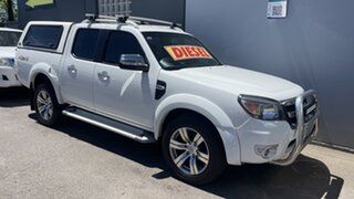 2011 Ford Ranger PK Wildtrak (4x4) White Crystal 5 Speed Automatic Dual Cab Pick-up.
