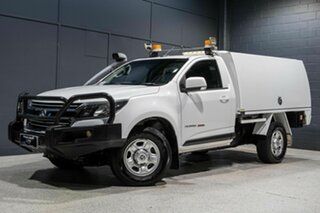 2018 Holden Colorado RG MY18 LS (4x4) White 6 Speed Automatic Cab Chassis.