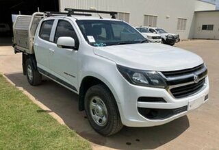 2019 Holden Colorado RG MY20 LS (4x4) White 6 Speed Automatic Crew Cab Chassis.