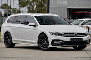 2021 Volkswagen Passat 3C (B8) MY21 206TSI DSG 4MOTION R-Line White 6 Speed.