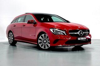 2016 Mercedes-Benz CLA-Class X117 807MY CLA200 Shooting Brake DCT Red 7 Speed.